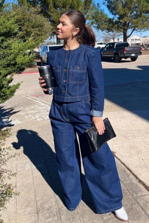 City Blues Wide Leg Denim Pants