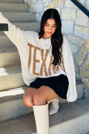 Texas Boatneck Soft Sweater
