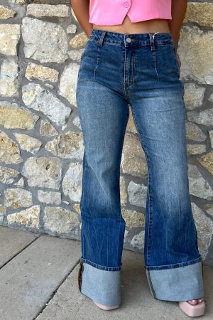 The Brit Mid Rise Cuffed Jeans